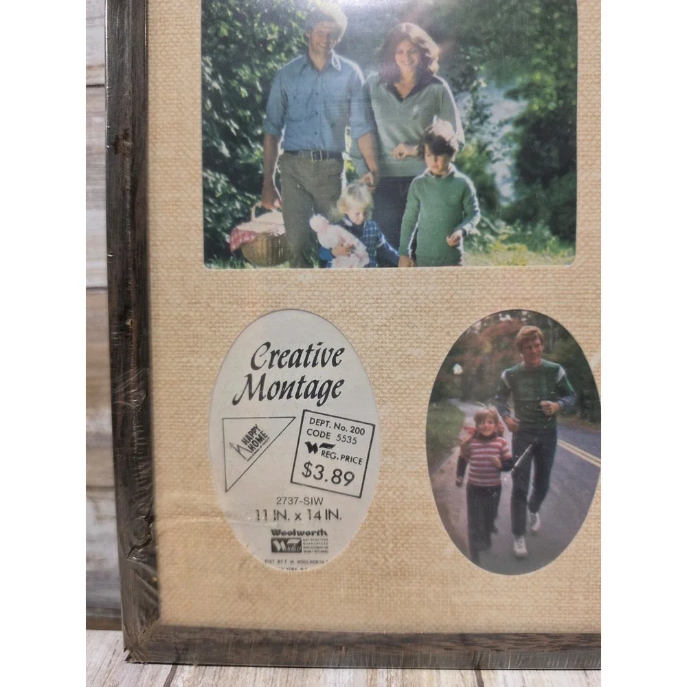 Vintage Creative Montage‎ 11x14 Multi Photo Collage Frame Sealed Woolworth READ